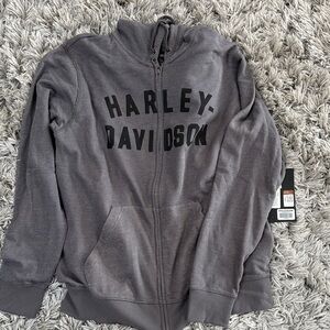 Harley-Davidson Charcoal Zip-Up Jacket